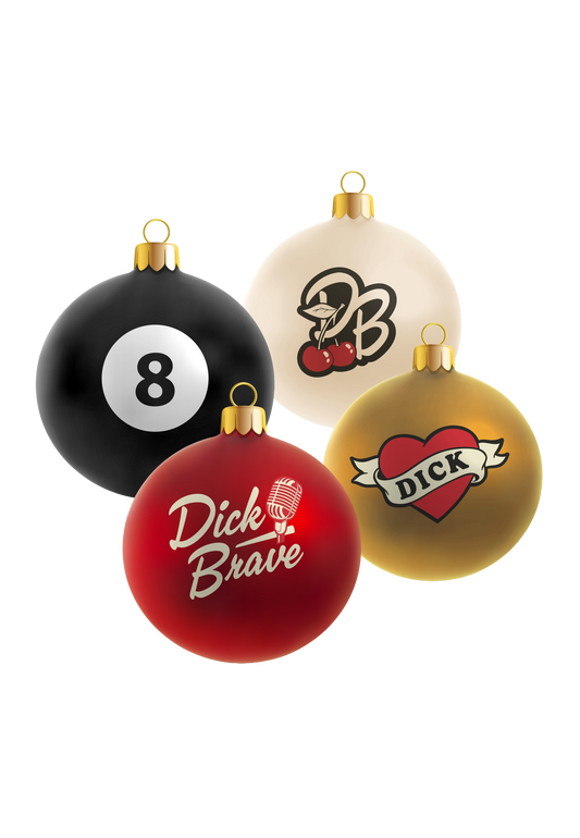 Dick Brave - Set Of 4 - Christmas Tree Ball | Neutral-Image